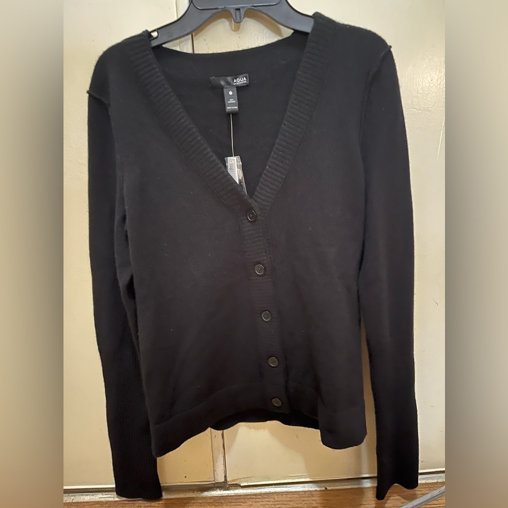 NWT Aqua Cashmere sweater size S